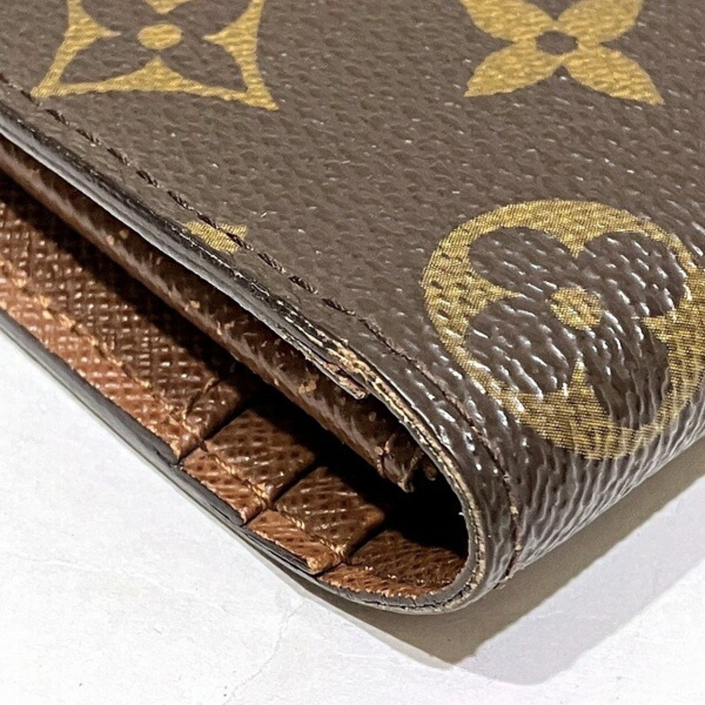 Louis Vuitton Brazza Brown Canvas Wallet Accessories