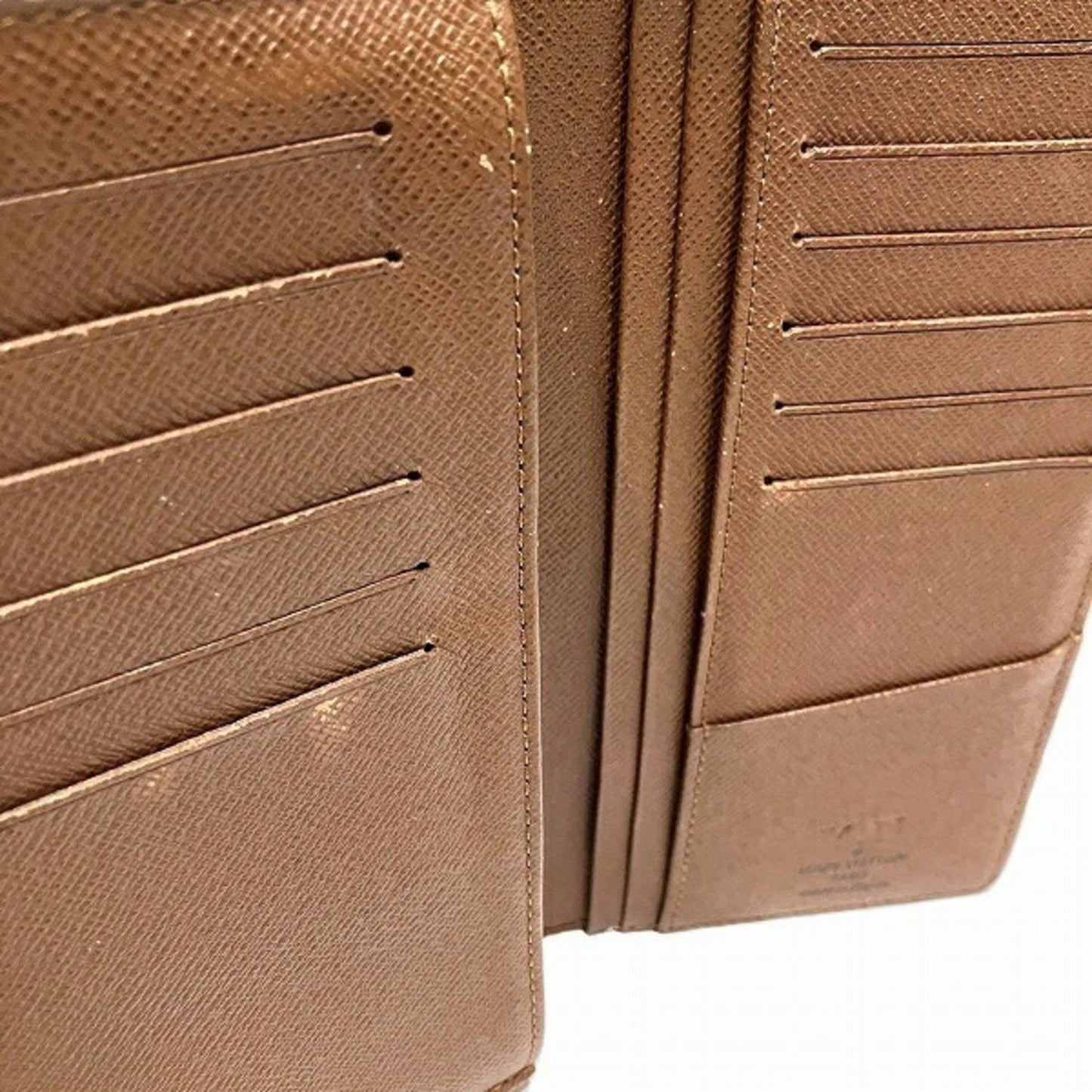 Louis Vuitton Brazza Brown Canvas Wallet Accessories