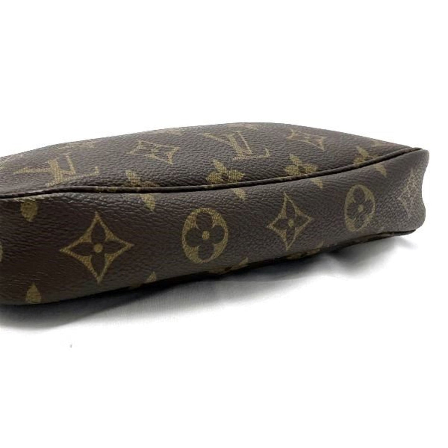 Louis Vuitton Pochette Accessoire Brown Canvas Clutch Bag