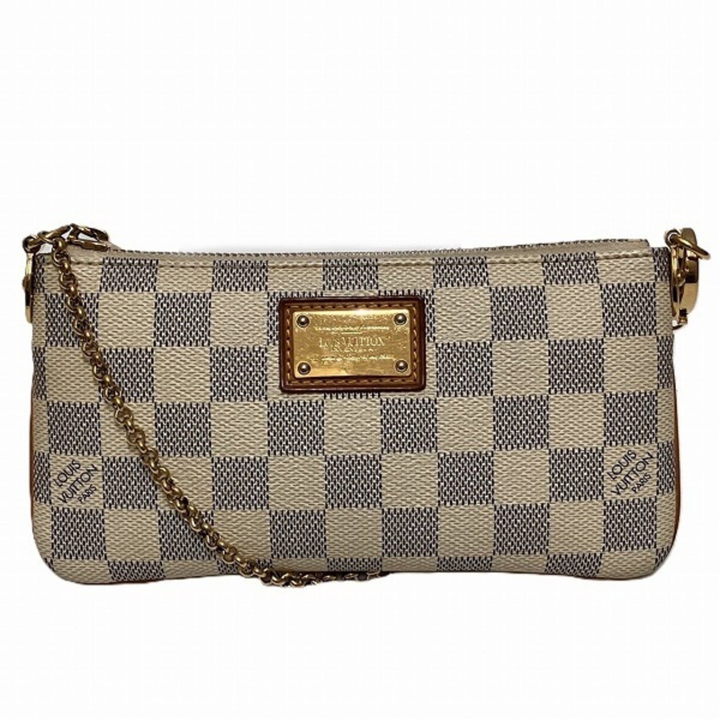 Louis Vuitton Mira White Canvas Clutch Bag