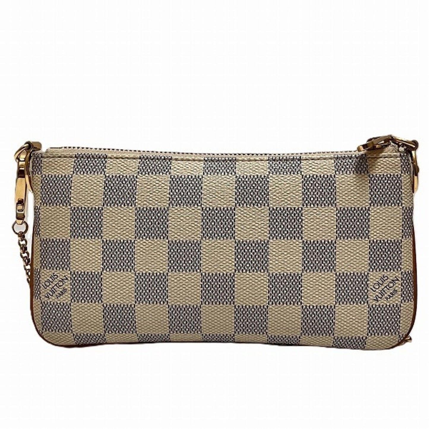 Louis Vuitton Mira White Canvas Clutch Bag