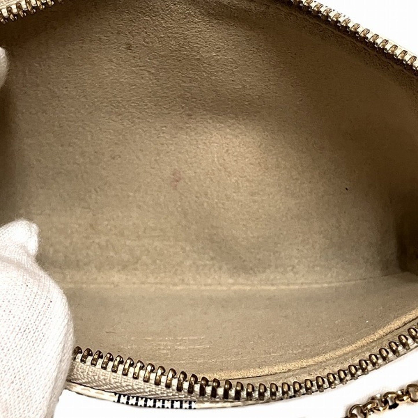 Louis Vuitton Mira White Canvas Clutch Bag