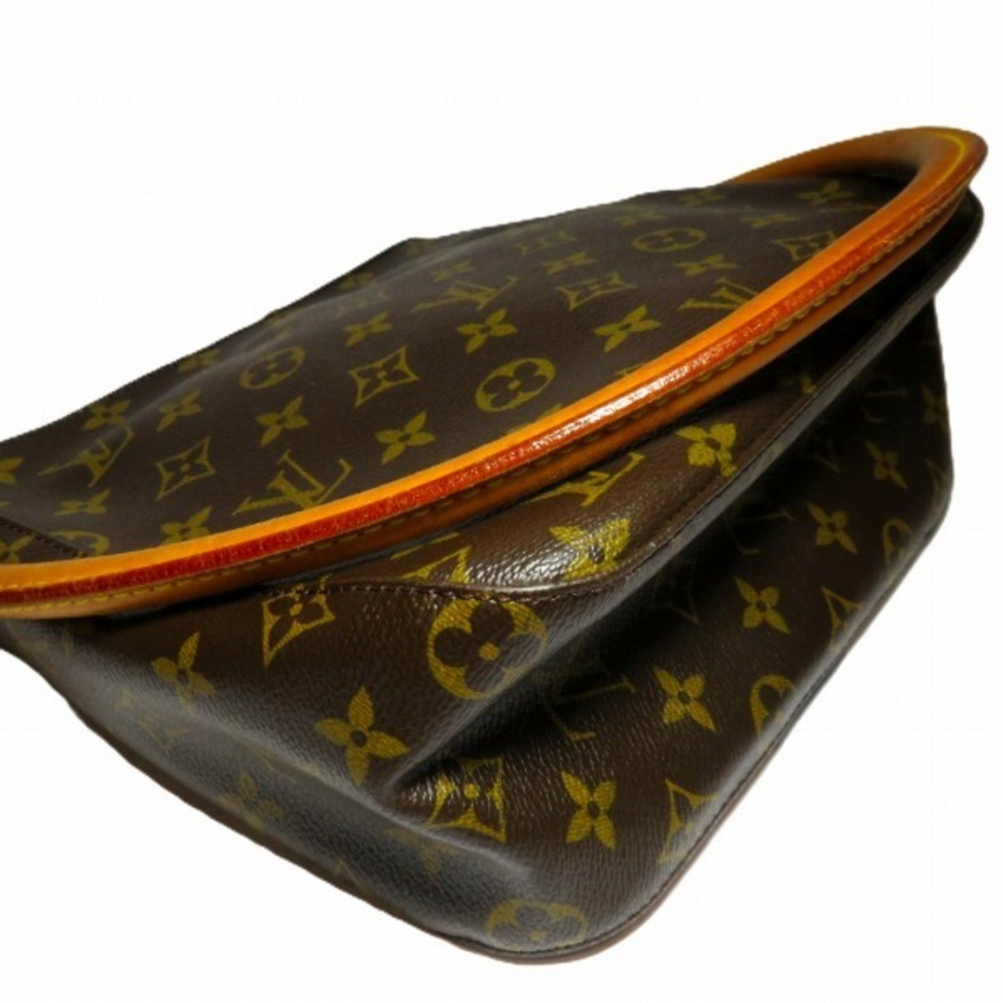 Louis Vuitton Looping MM Brown Canvas Shoulder Bag