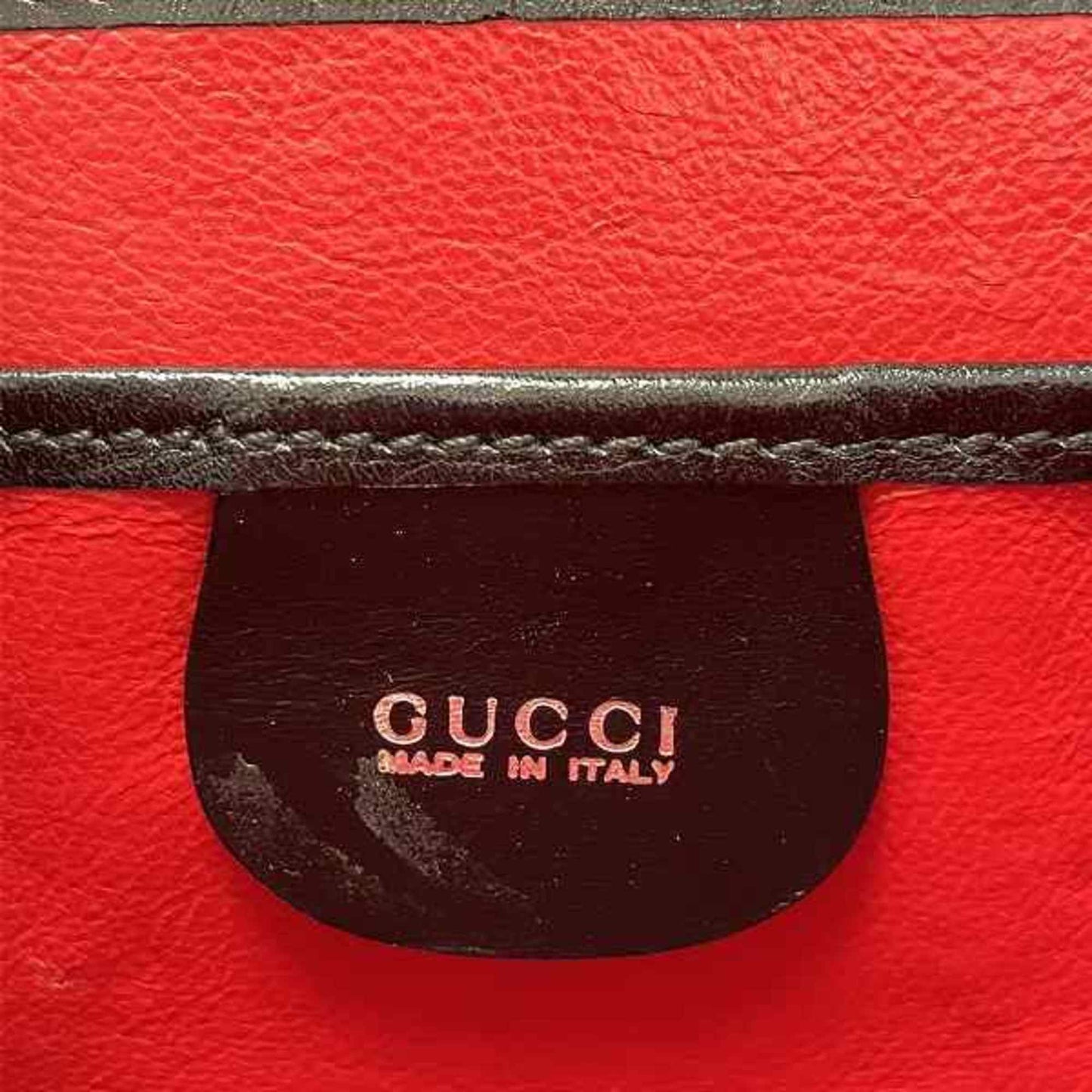 Gucci Logo G Black Leather Shoulder Bag