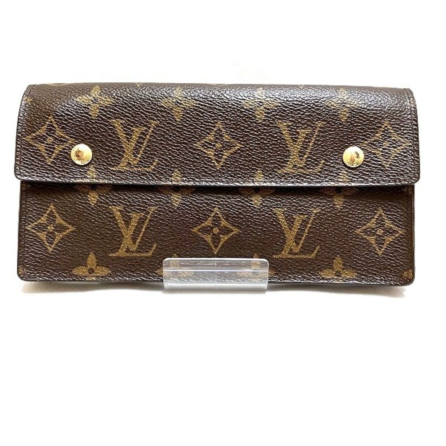 Louis Vuitton Accordeon wallet Brown Canvas Wallet Accessories