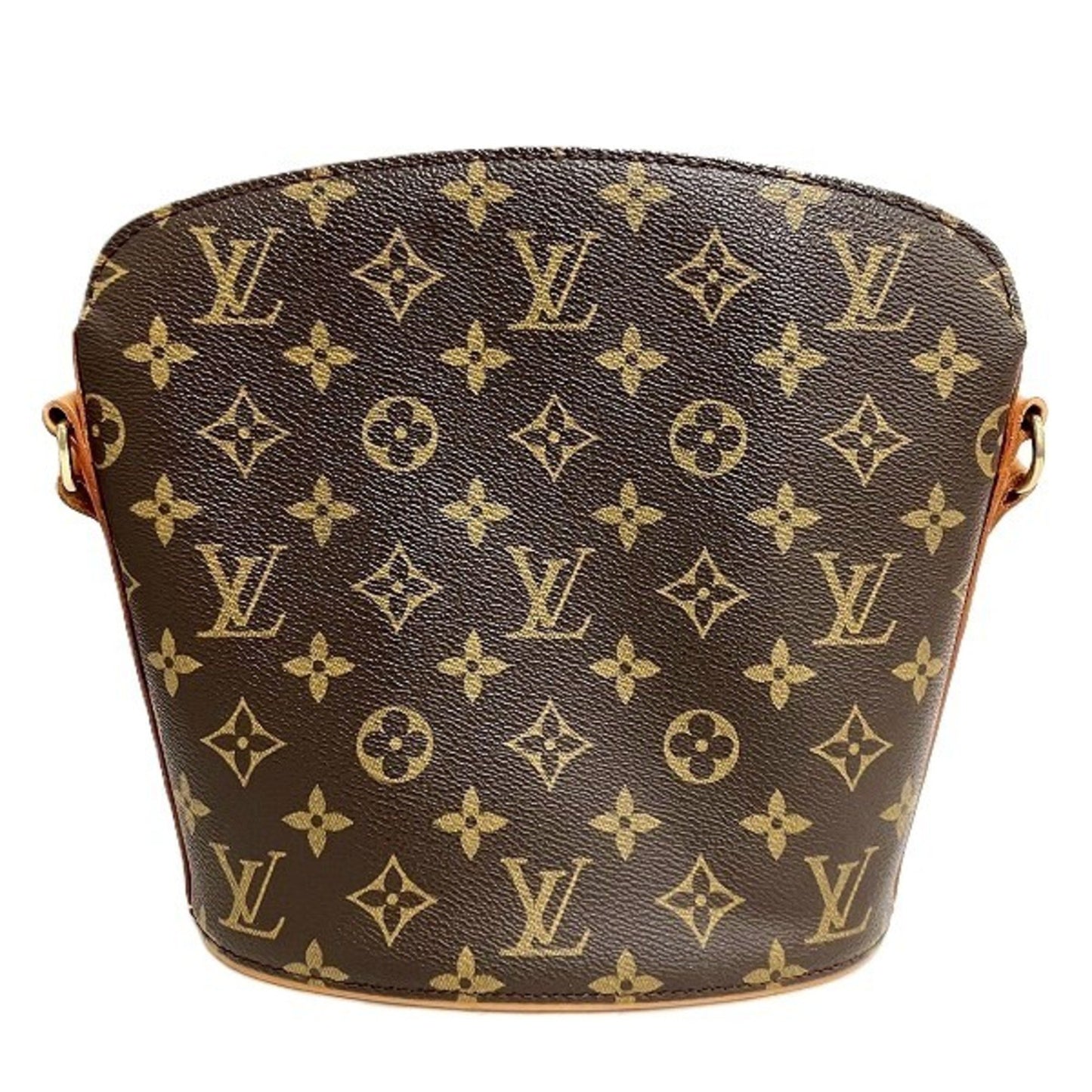 Louis Vuitton Drouot Brown Canvas Shoulder Bag