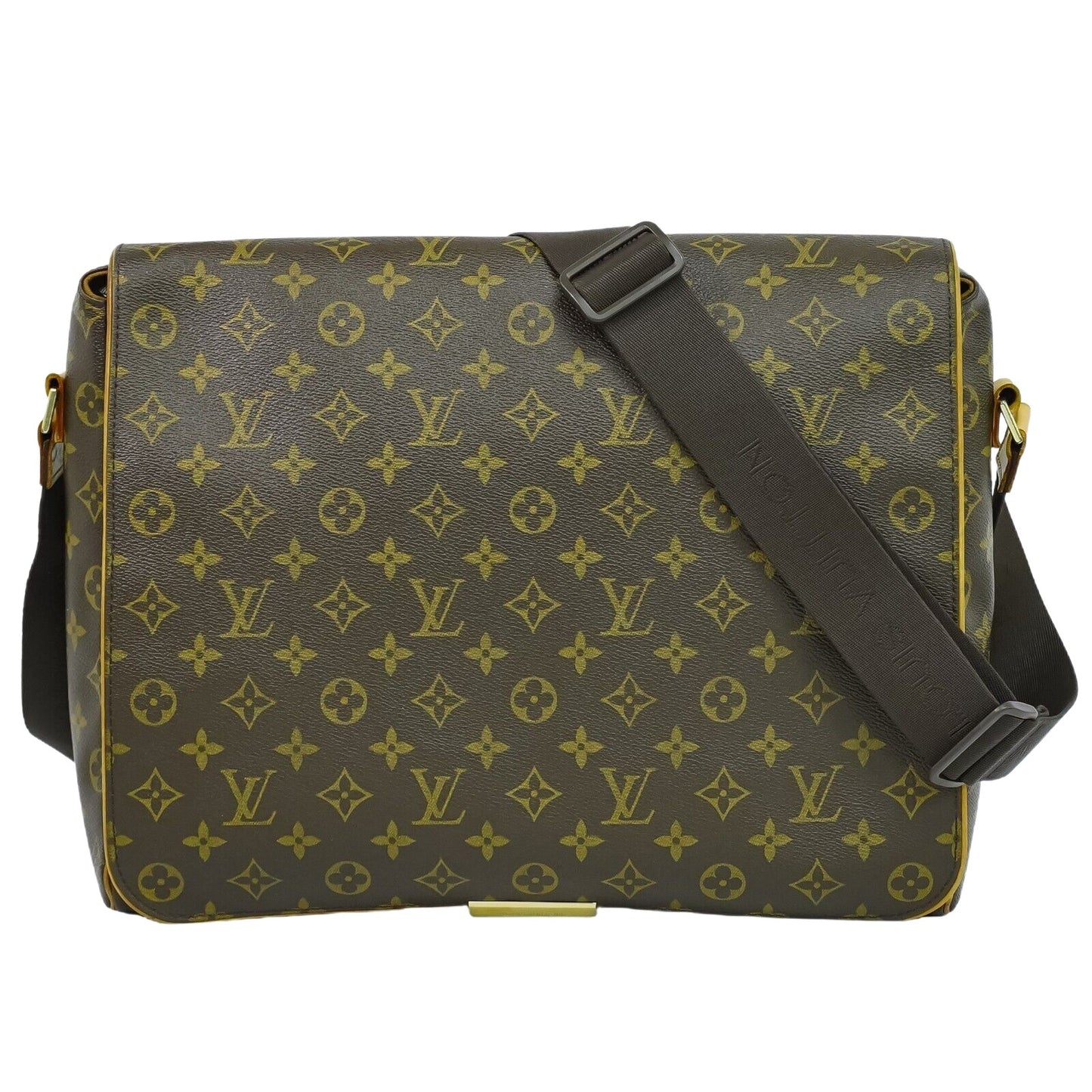 Louis Vuitton Abbesses Brown Canvas Shoulder Bag