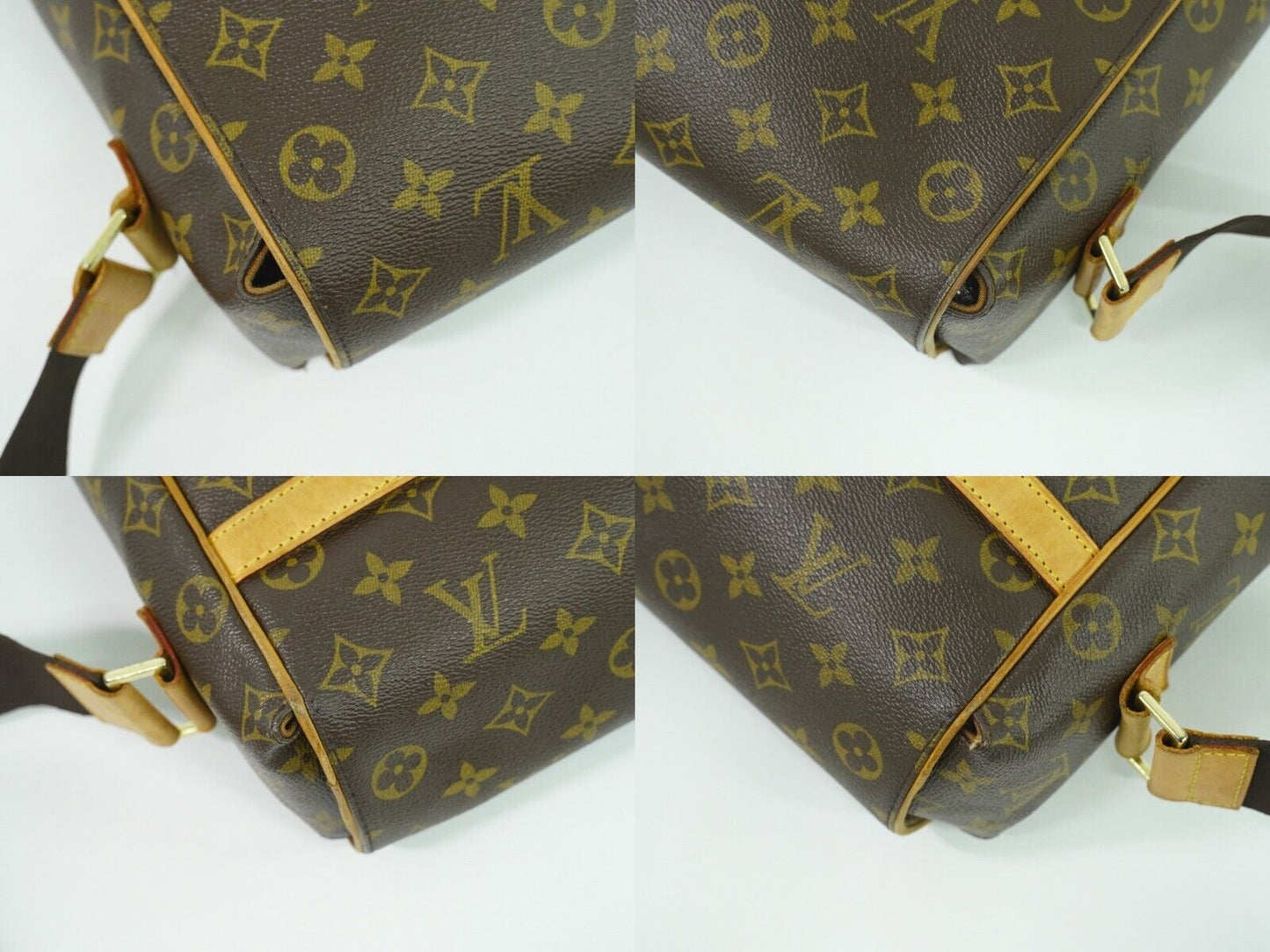 Louis Vuitton Abbesses Brown Canvas Shoulder Bag