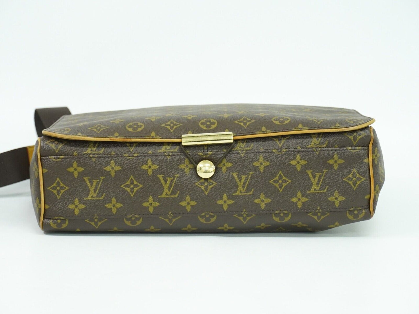 Louis Vuitton Abbesses Brown Canvas Shoulder Bag