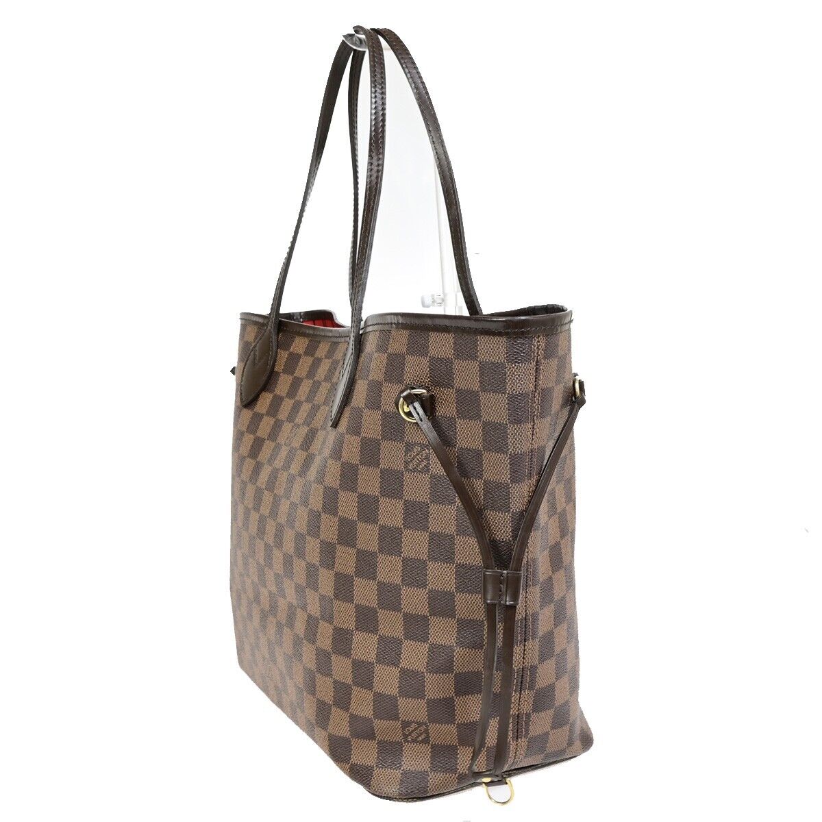 Louis Vuitton Neverfull MM Brown Canvas Tote Bag