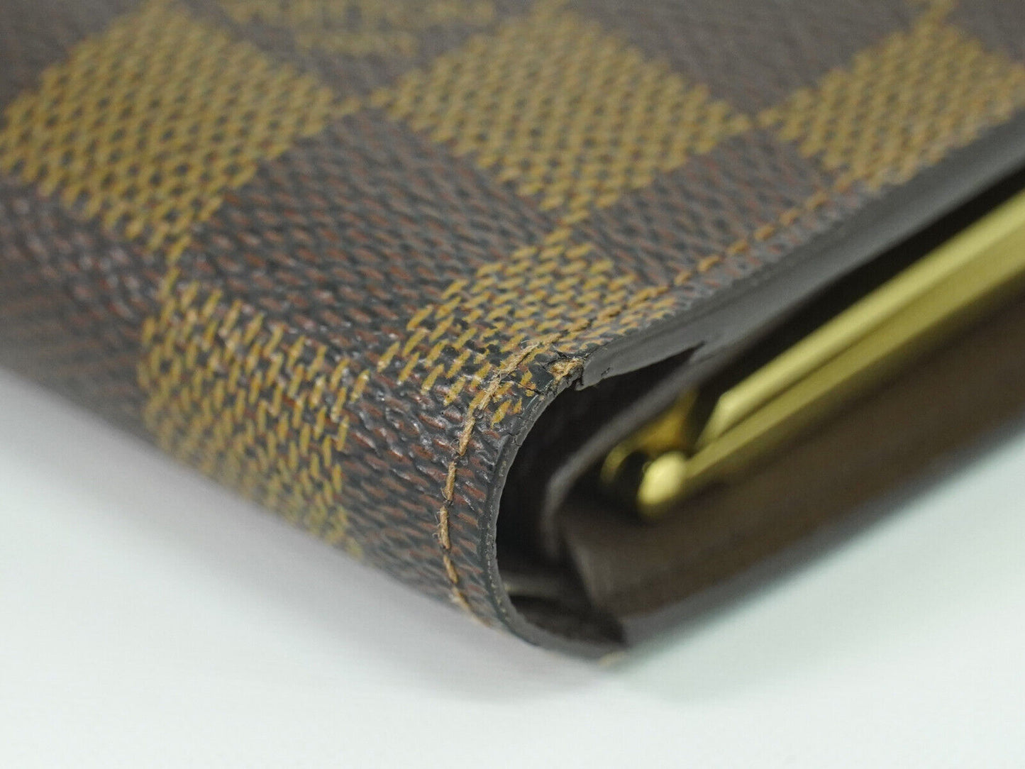 Louis Vuitton Viennois Brown Canvas Wallet Accessories