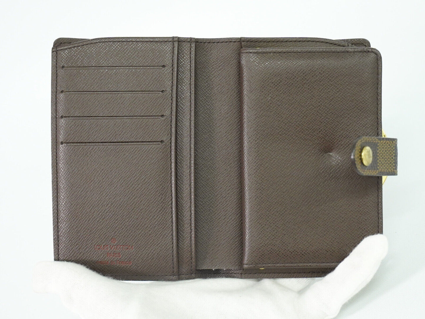 Louis Vuitton Viennois Brown Canvas Wallet Accessories