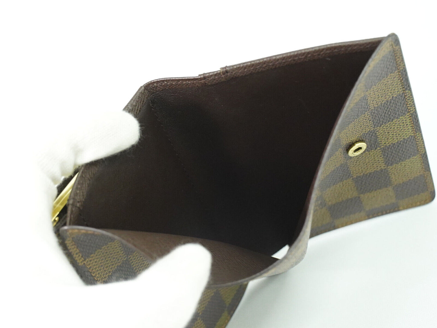 Louis Vuitton Viennois Brown Canvas Wallet Accessories