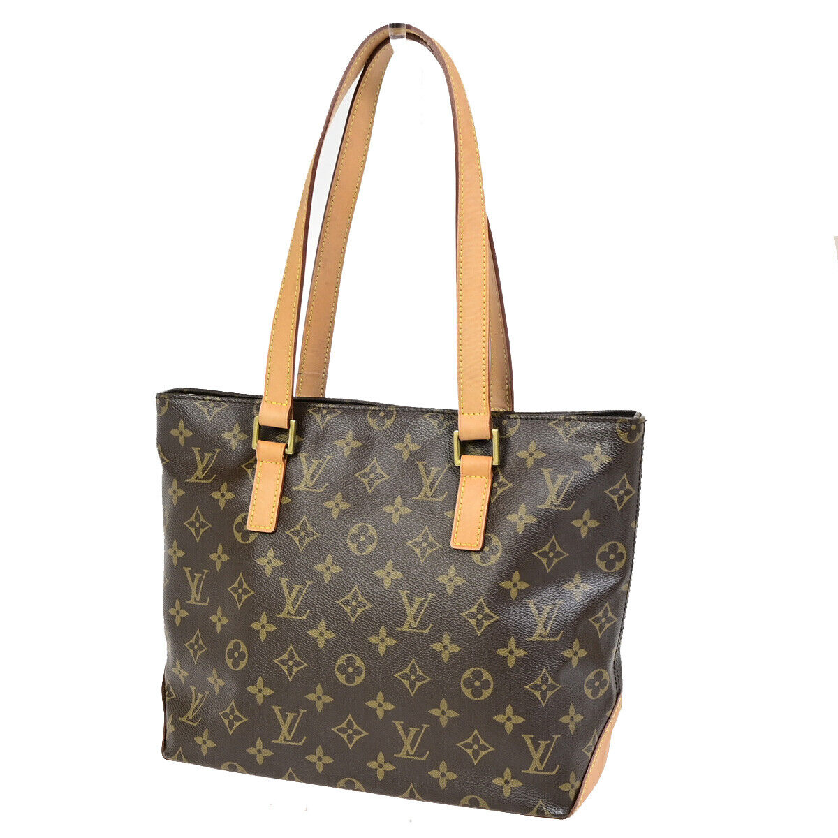 Louis Vuitton Cabas Piano Brown Canvas Tote Bag