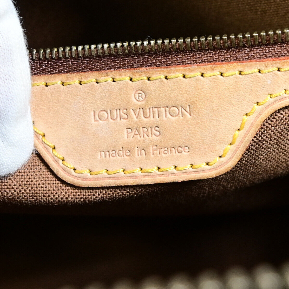 Louis Vuitton Cabas Piano Brown Canvas Tote Bag