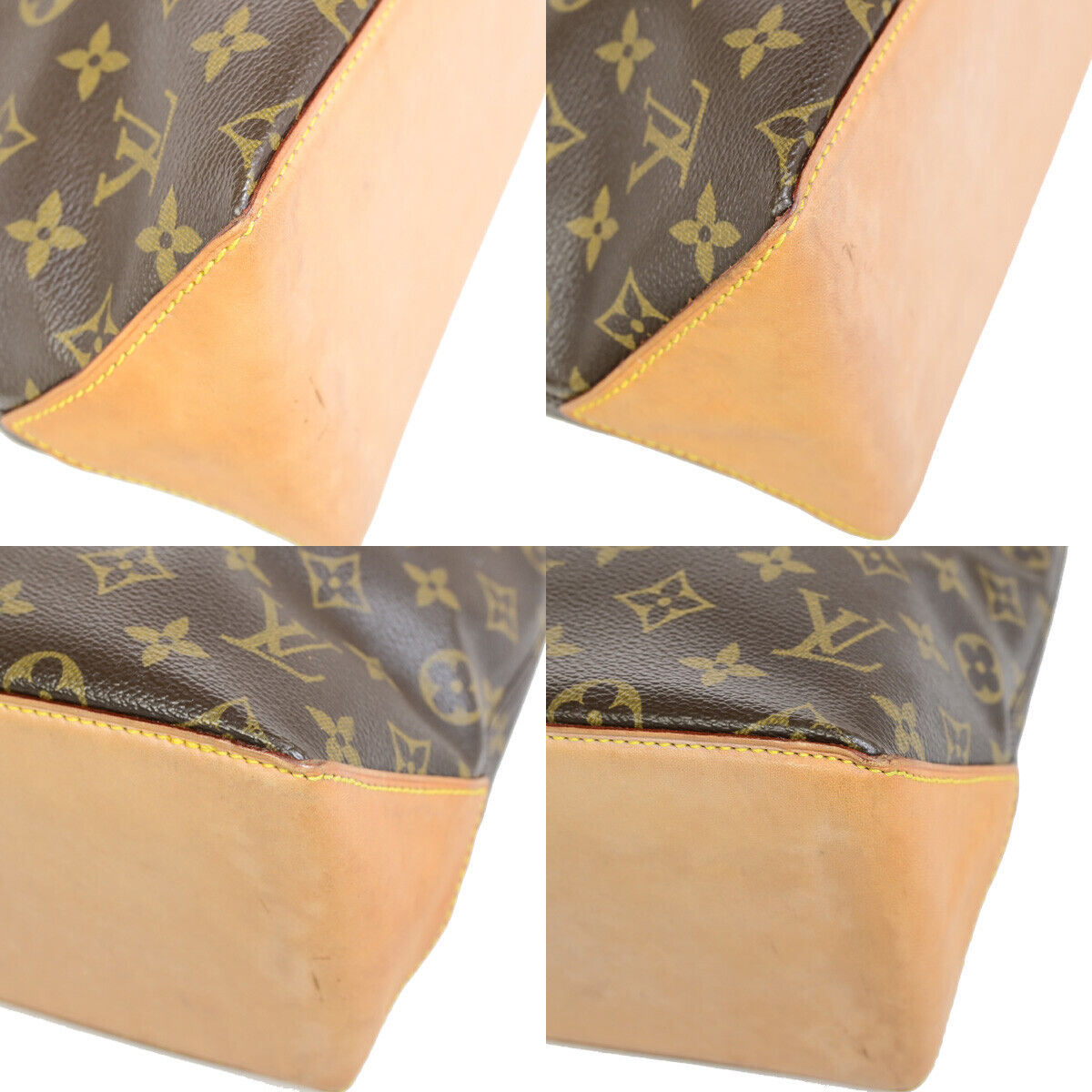 Louis Vuitton Cabas Piano Brown Canvas Tote Bag