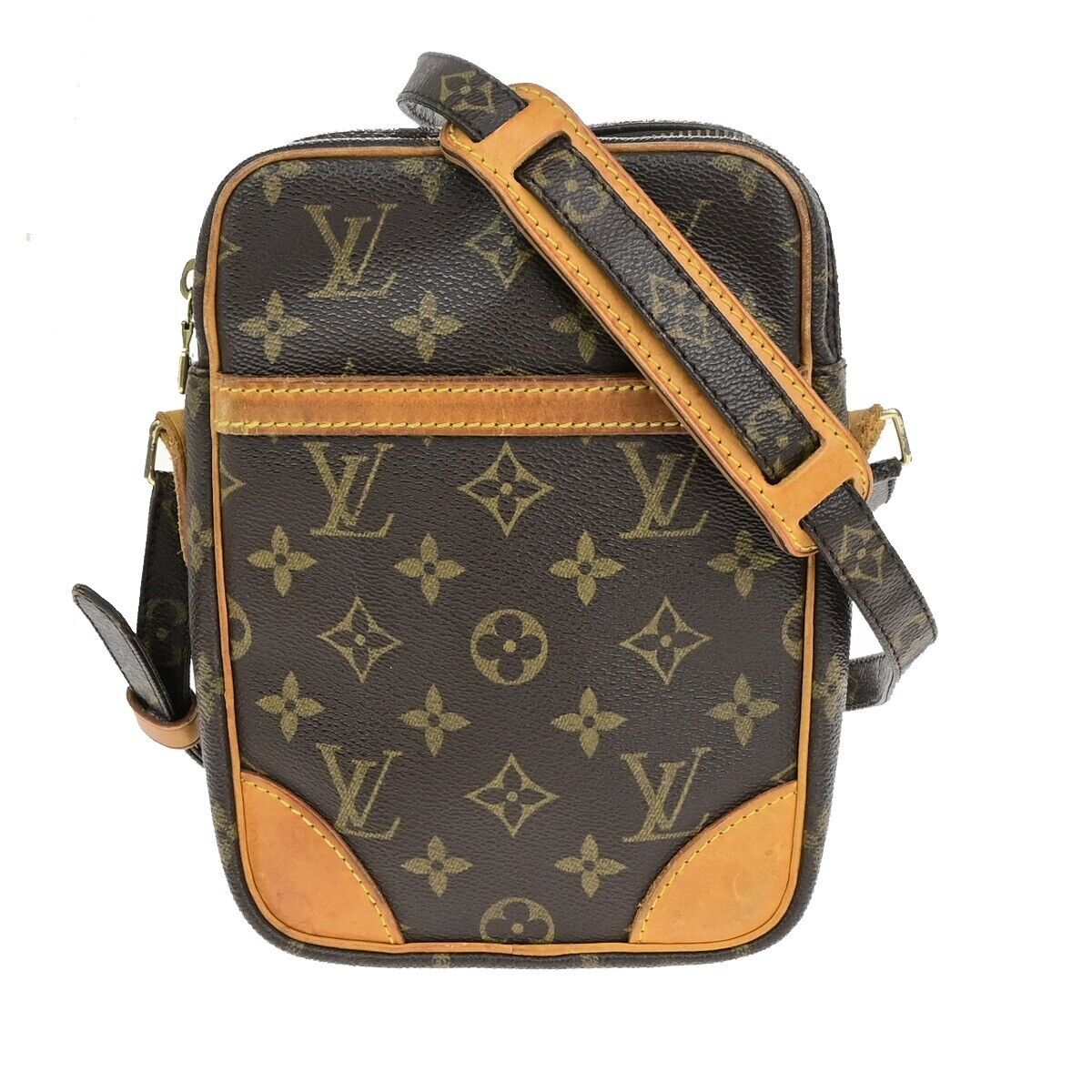 Louis Vuitton Danube Brown Canvas Shoulder Bag