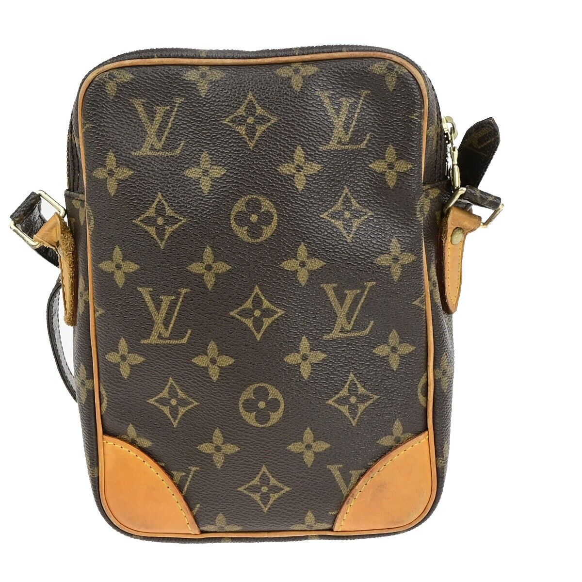 Louis Vuitton Danube Brown Canvas Shoulder Bag