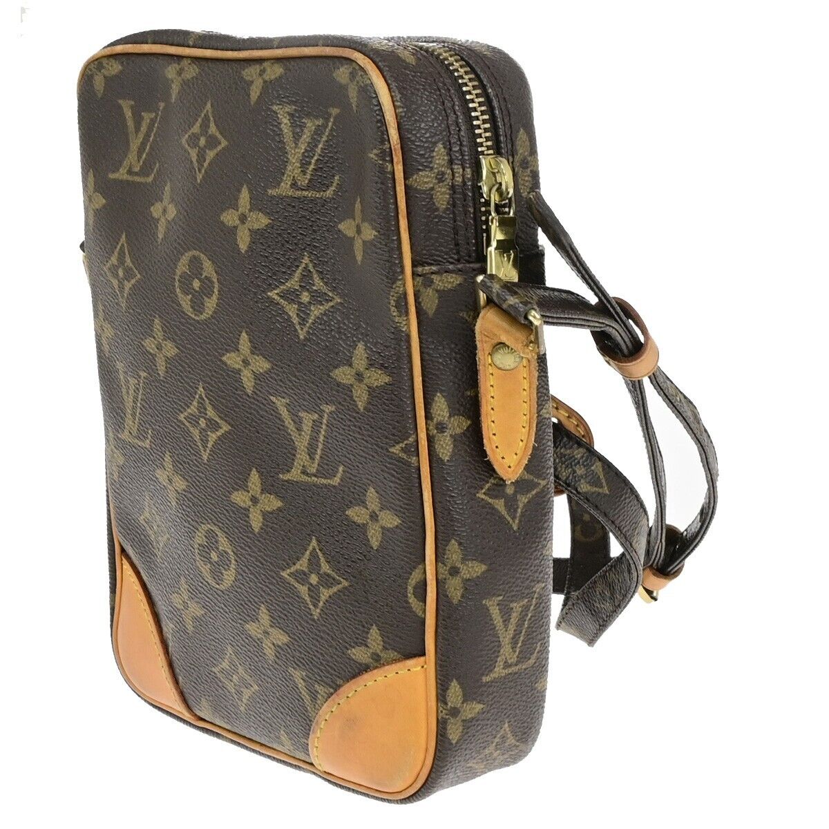 Louis Vuitton Danube Brown Canvas Shoulder Bag