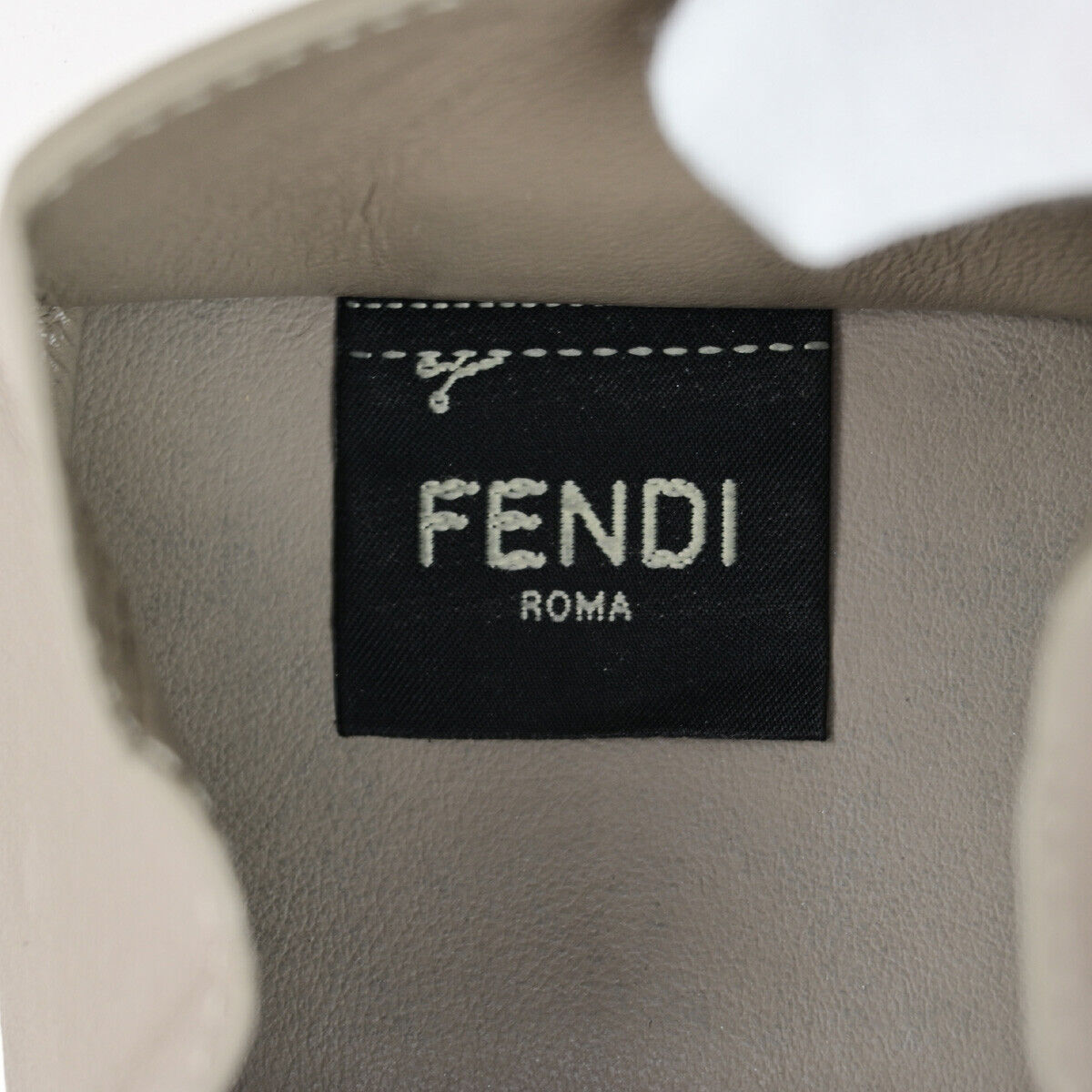 Fendi Peekaboo Beige Leather Wallet Accessories