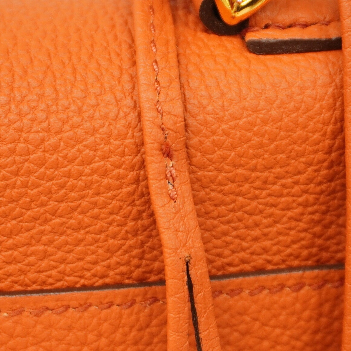 Hermès Kelly 32 Orange Leather Hand Bag