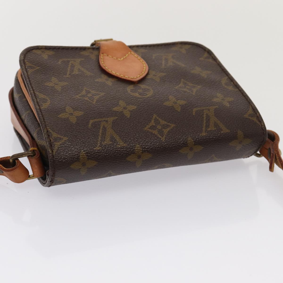 Louis Vuitton Cartouchiere Brown Canvas Shoulder Bag