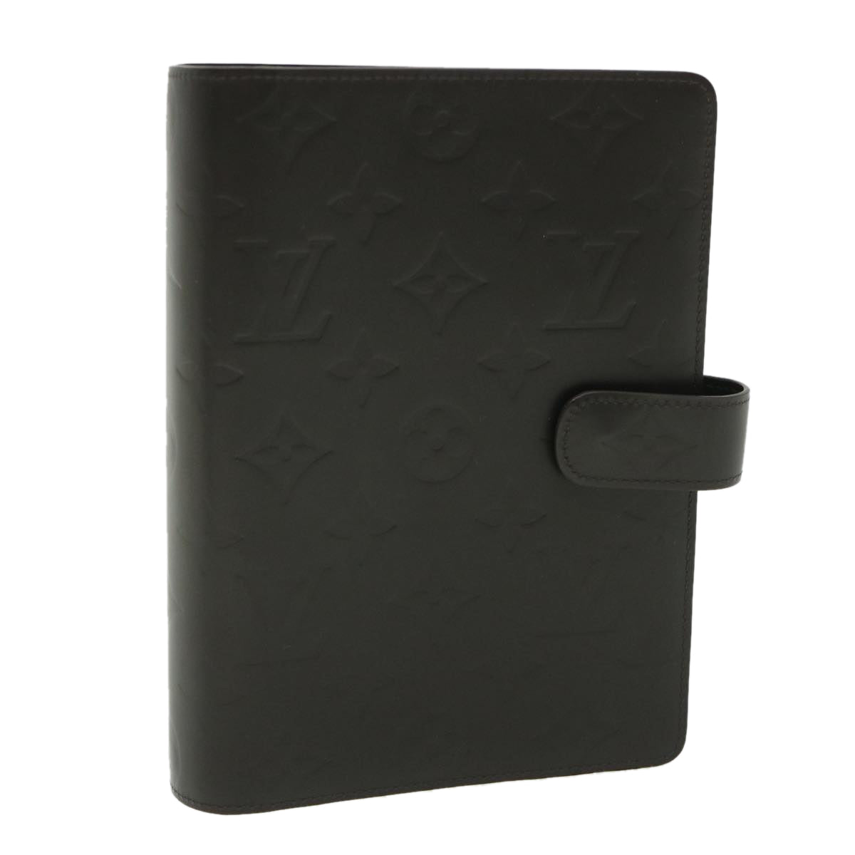 Louis Vuitton Agenda PM Black Canvas Wallet Accessories