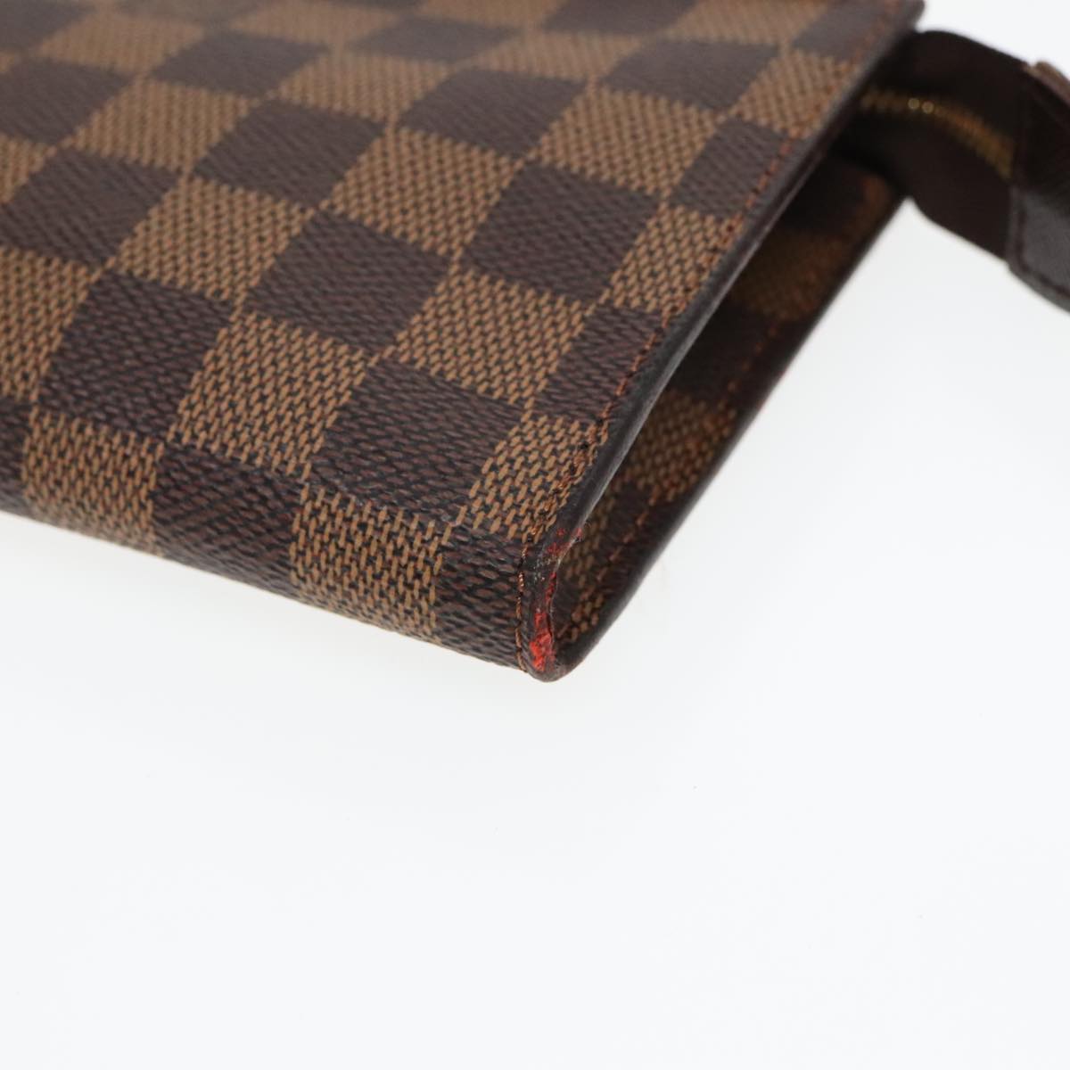 Louis Vuitton Trousse de Toilette 18 Brown Canvas Clutch Bag