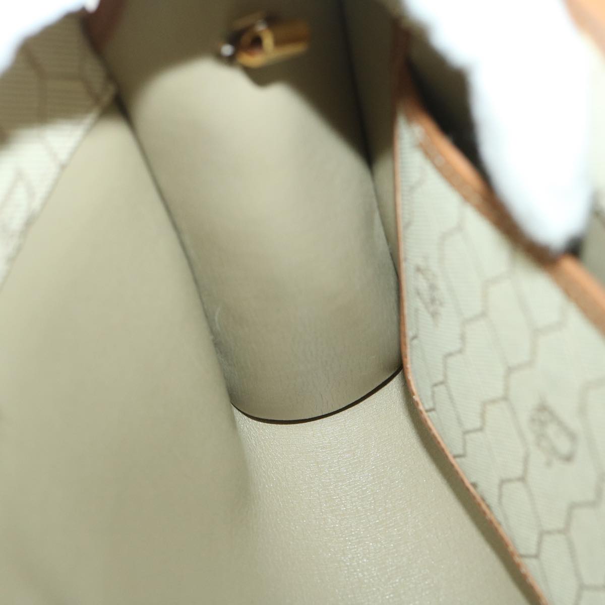 Dior Beige Canvas Shoulder Bag