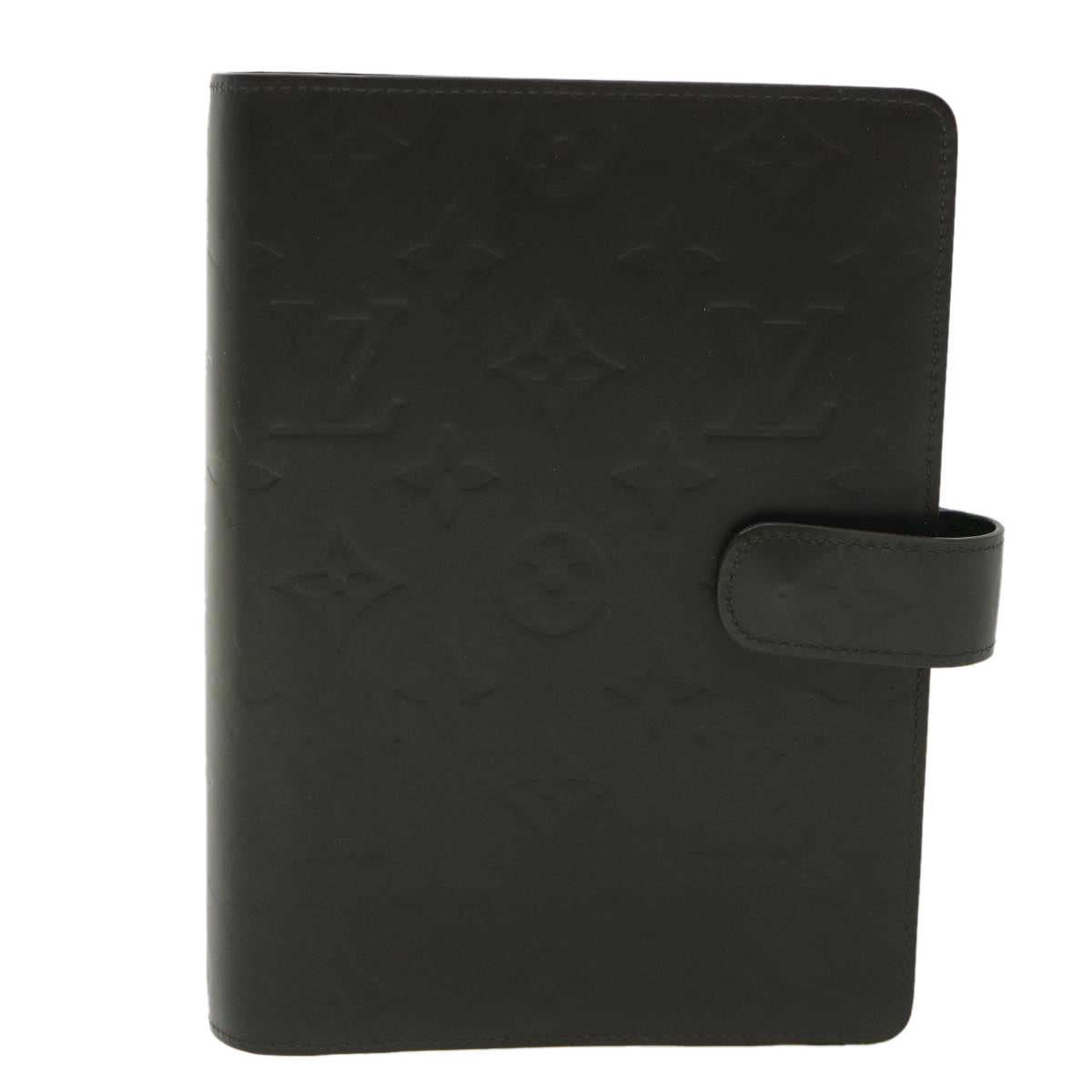 Louis Vuitton Agenda PM Black Canvas Wallet Accessories