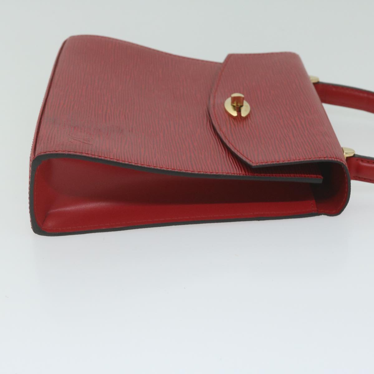 Louis Vuitton Malesherbes Red Leather Hand Bag