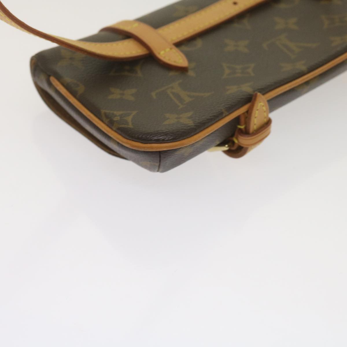 Louis Vuitton Marelle Brown Canvas Shoulder Bag