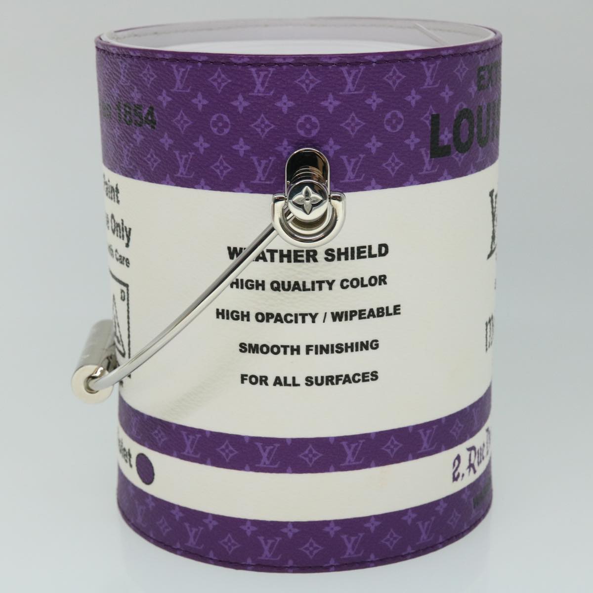 Louis Vuitton PAINT CAN Purple Leather Shoulder Bag