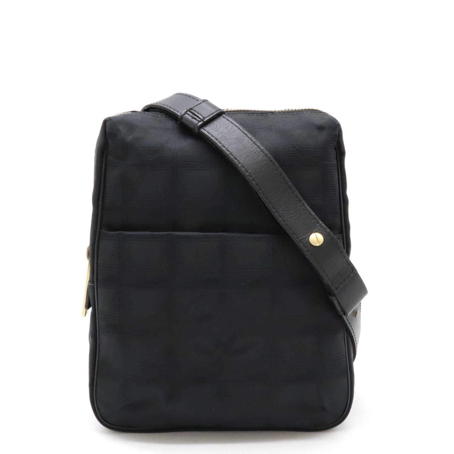 Chanel Travel line Black Synthetic Shoulder Bag