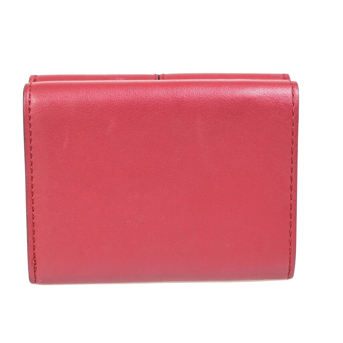 Fendi Peekaboo Red Leather Wallet Accessories