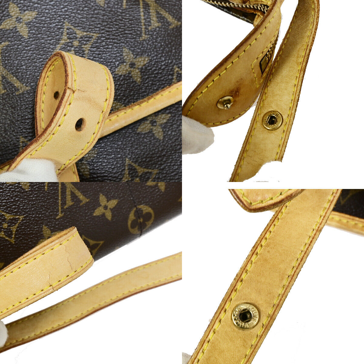 Louis Vuitton Popincourt Brown Canvas Shoulder Bag