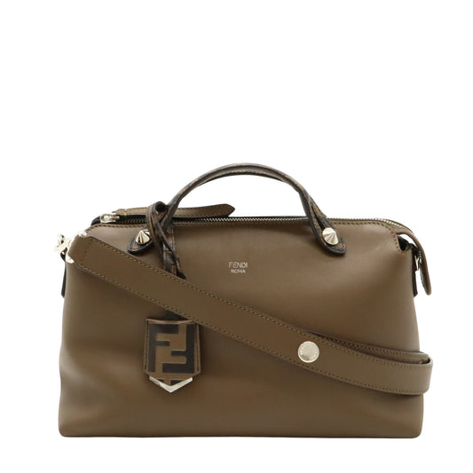 Fendi By the way Medium Brown Leather Hand Bag