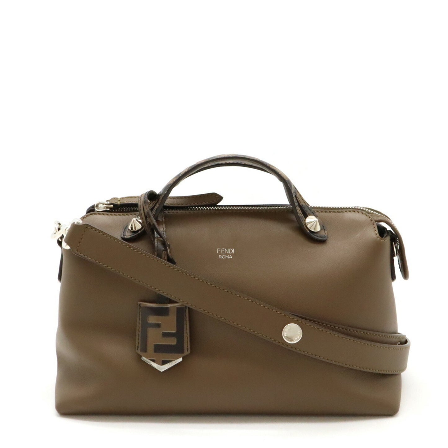 Fendi By the way Medium Brown Leather Hand Bag