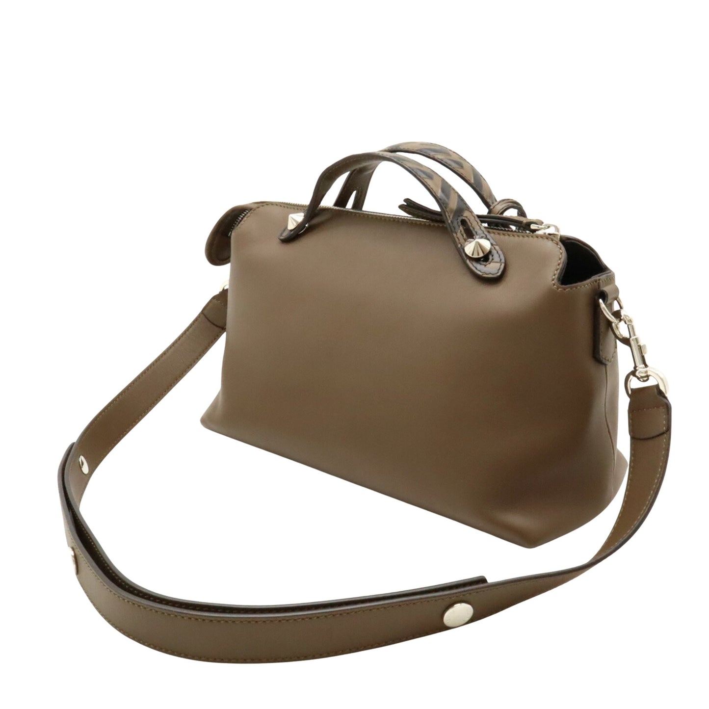 Fendi By the way Medium Brown Leather Hand Bag