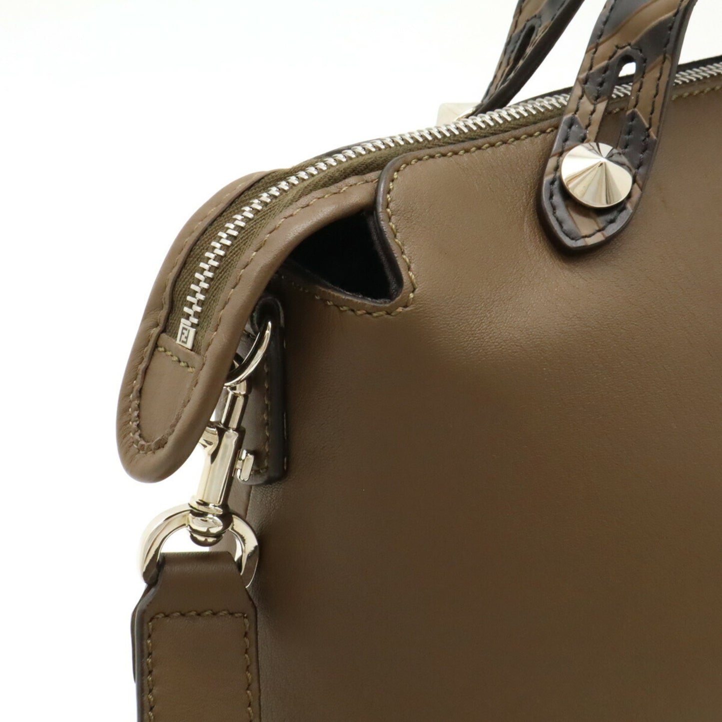 Fendi By the way Medium Brown Leather Hand Bag