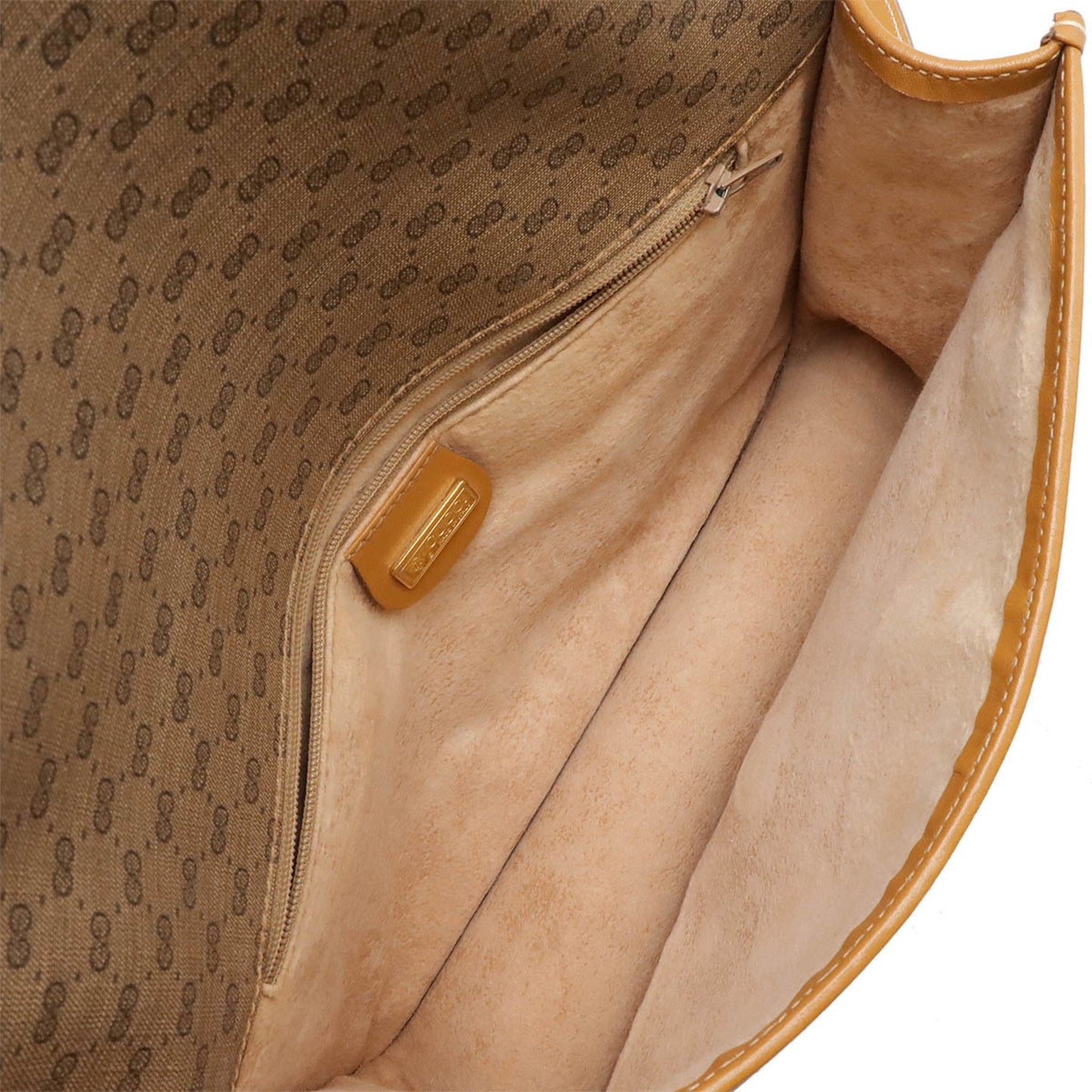 Gucci Micro guccissima Beige Canvas Shopper Bag