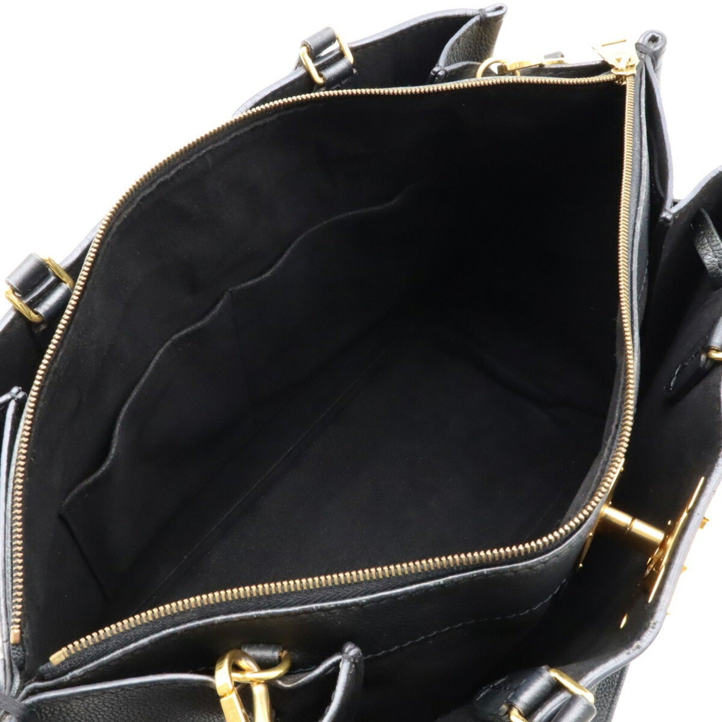 Louis Vuitton Lockme Black Leather Shoulder Bag