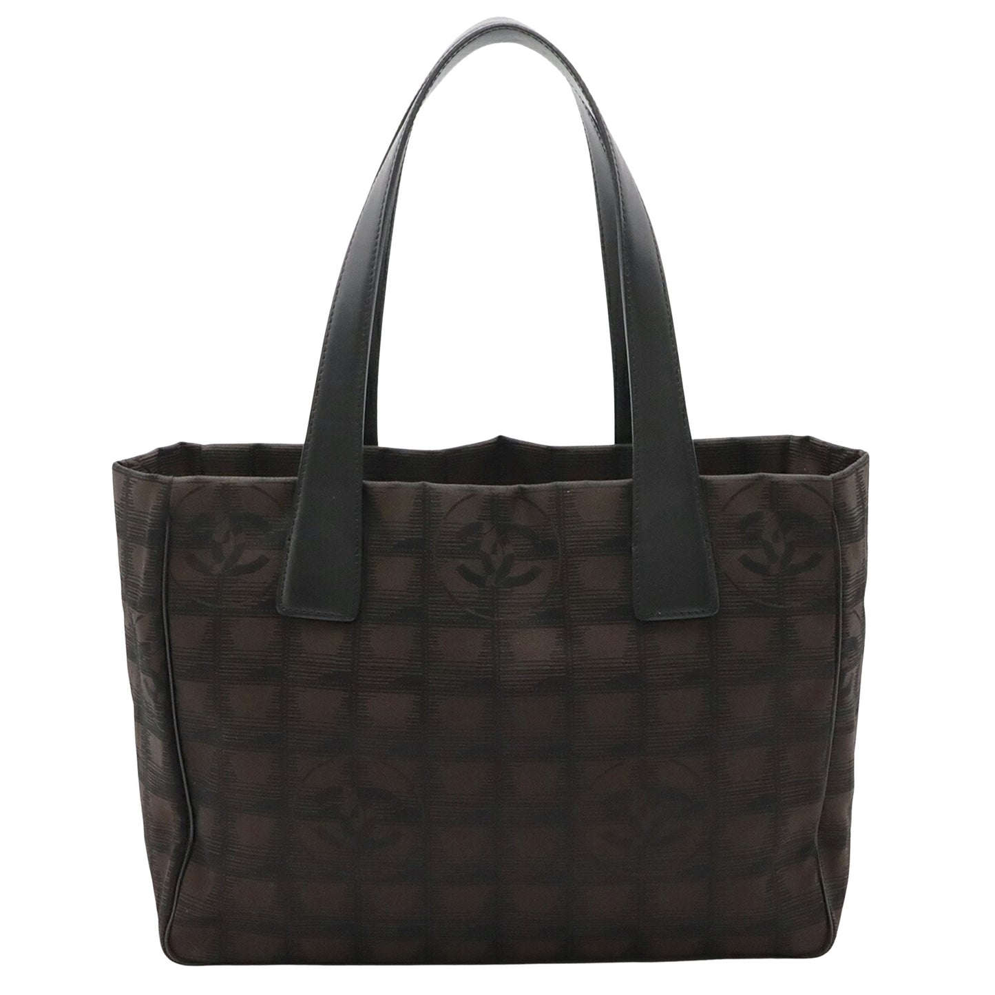 Chanel Travel line Brown Synthetic Tote Bag