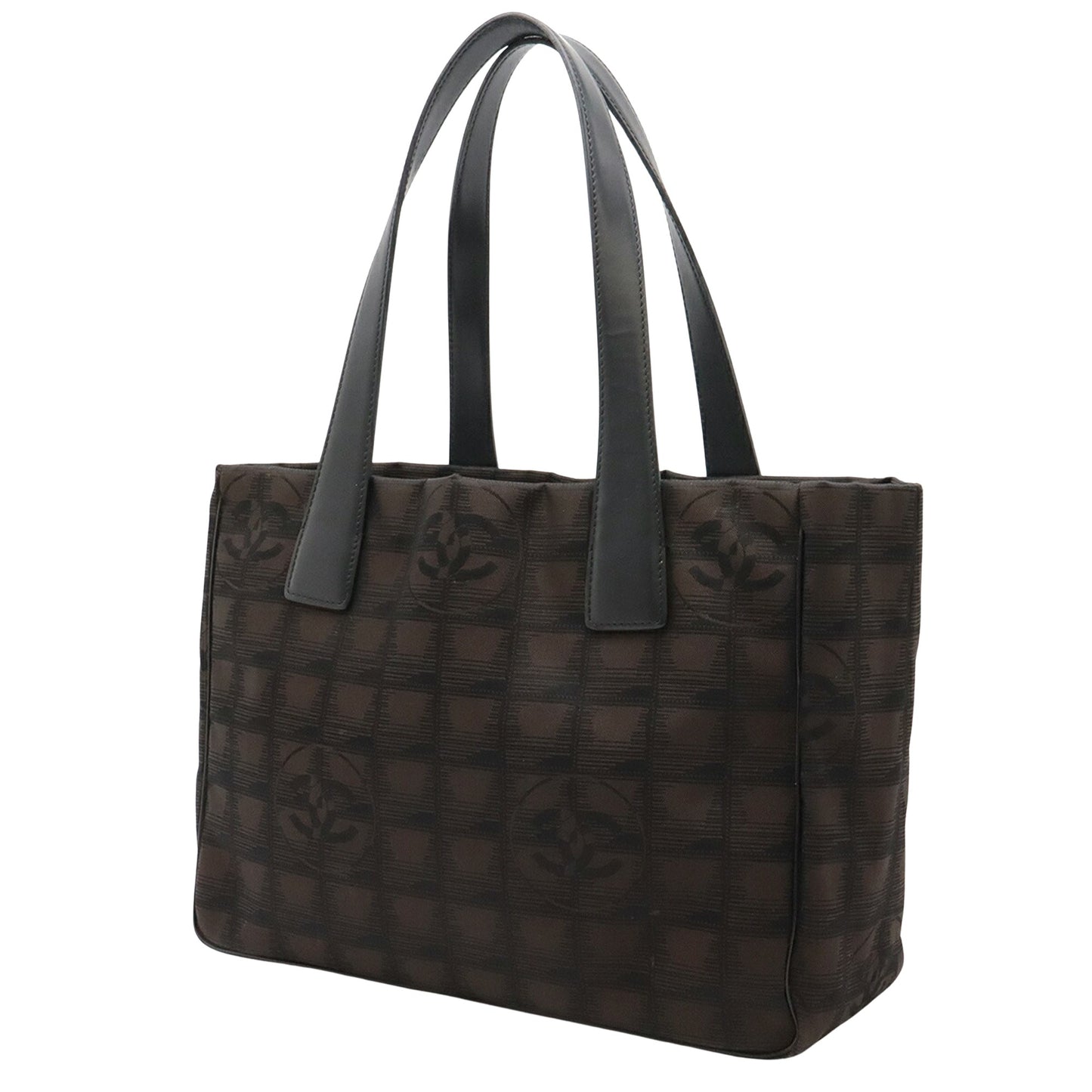 Chanel Travel line Brown Synthetic Tote Bag