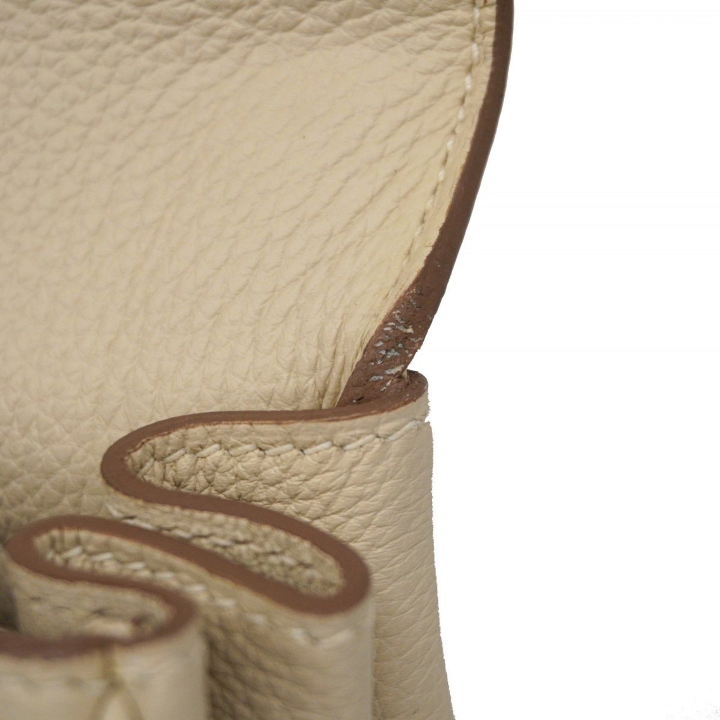 Hermès Kelly 28 Beige Leather Hand Bag