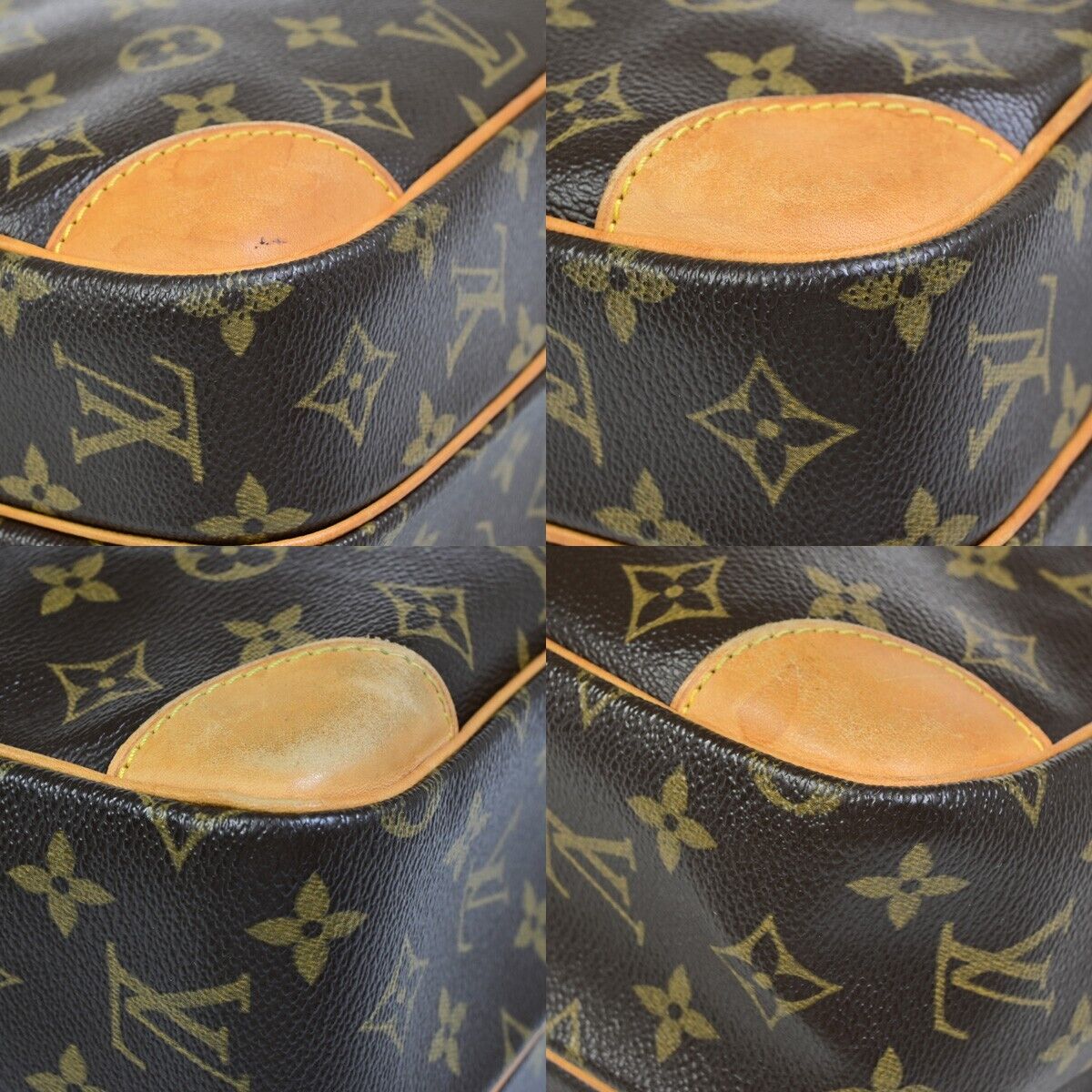 Louis Vuitton Nile Brown Canvas Shoulder Bag