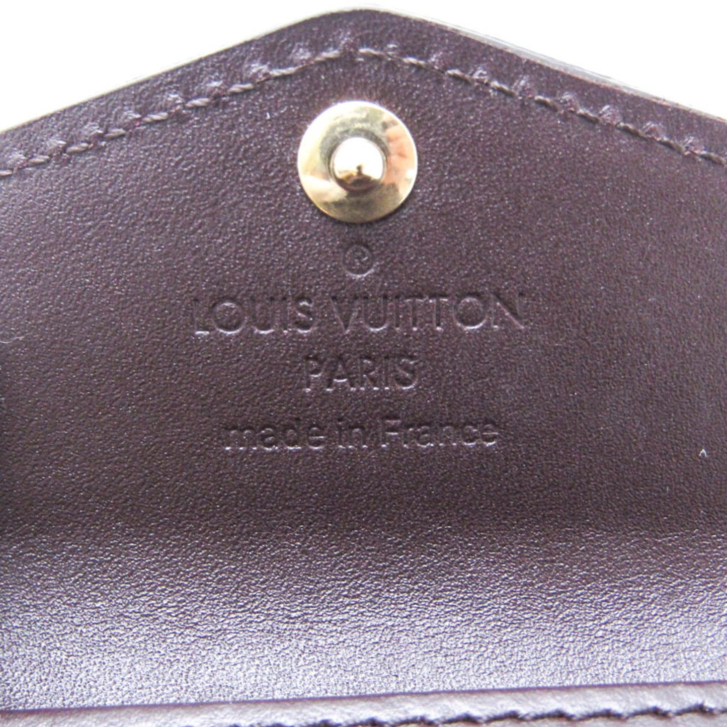 Louis Vuitton Multiclés 4 Brown Patent Leather Wallet Accessories