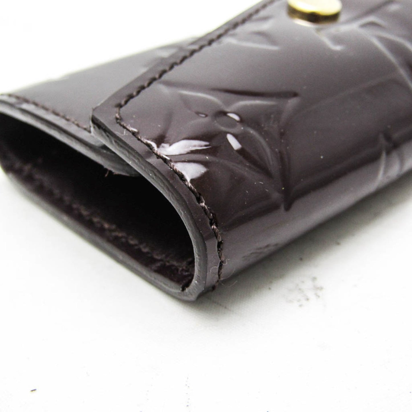 Louis Vuitton Multiclés 4 Brown Patent Leather Wallet Accessories