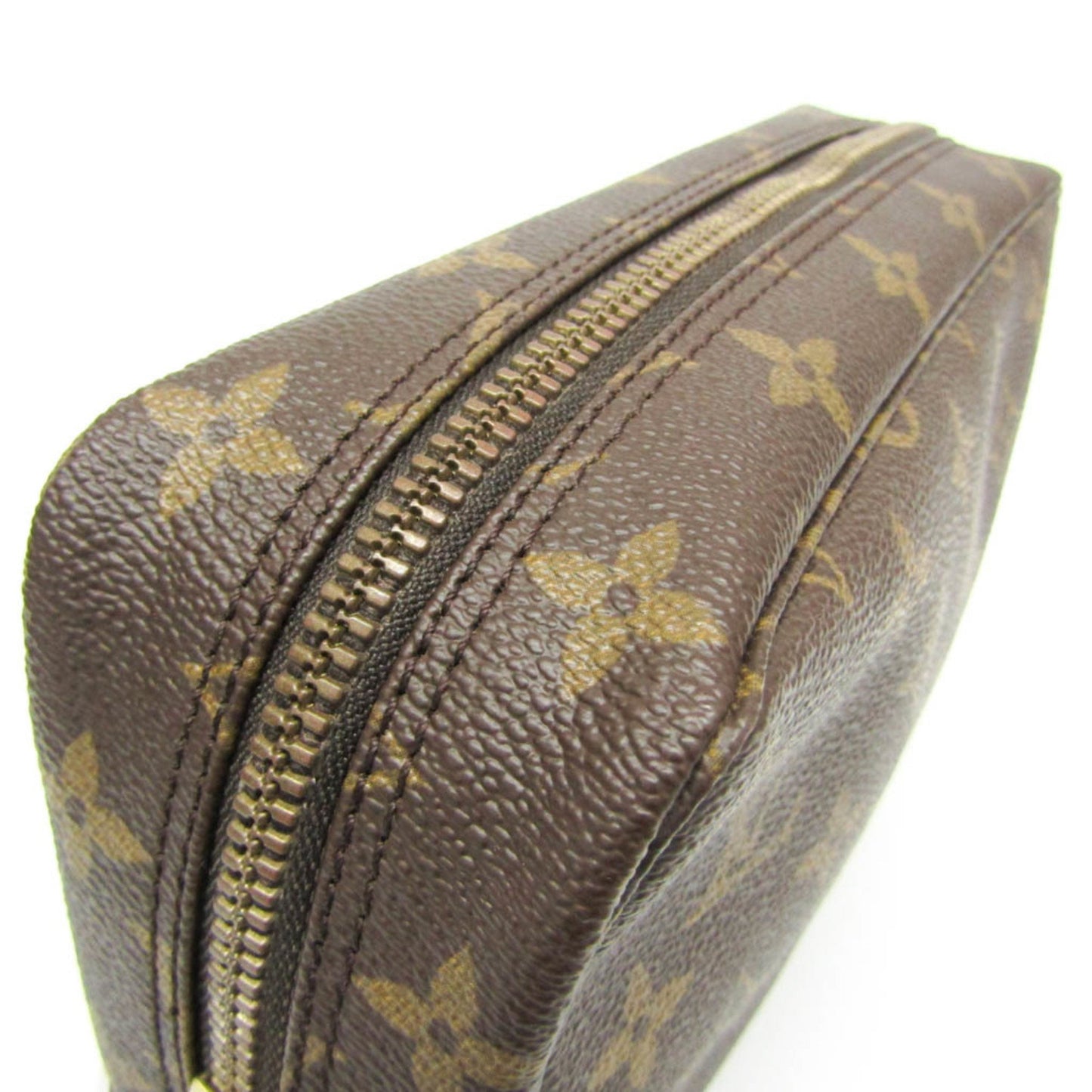 Louis Vuitton Trousse de Toilette Brown Canvas Clutch Bag