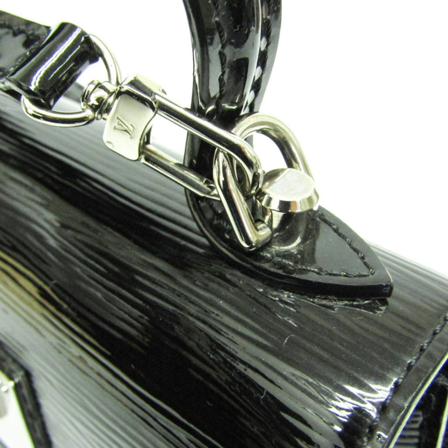 Louis Vuitton Sevigne Black Leather Shoulder Bag